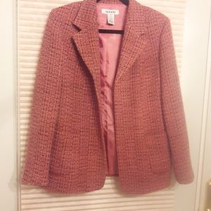 Alfani Pink Tweed Blazer